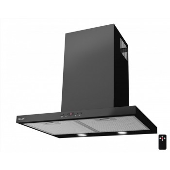 Wall-mounted chimney kitchen hood MAAN Siena Soft 60 305 m3/h, Black
