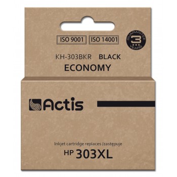 Actis KH-303BKR ink for HP printer, replacement HP 303XL T6N04AE Premium 20ml 600 pages black