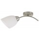Activejet Classic single wall lamp - BENITA nickel E27 for the living room