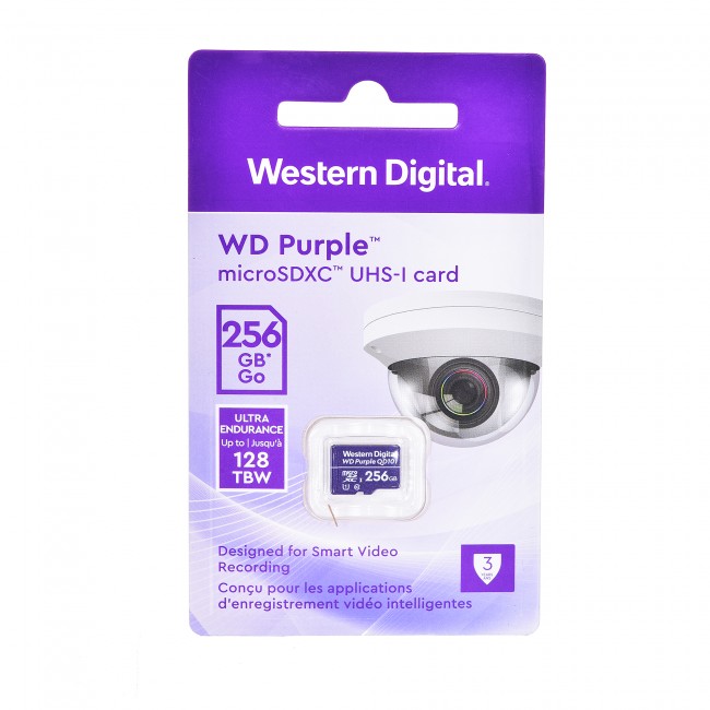 Western Digital WD Purple SC QD101 memory card 256 GB MicroSDXC Class 10