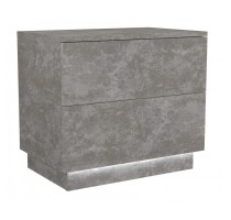 Bedside table Sela S2 - Concrete