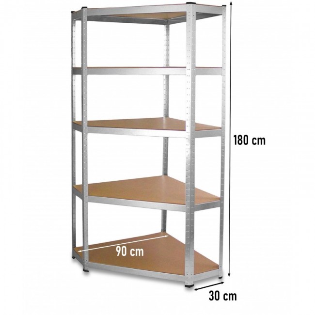 Metal corner storage rack GC9030 30 cm