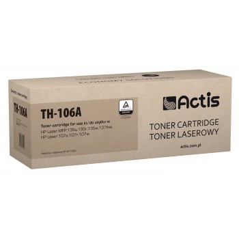Actis TH-106A toner (replacement for HP 106A W1106A Standard 6000 pages black)