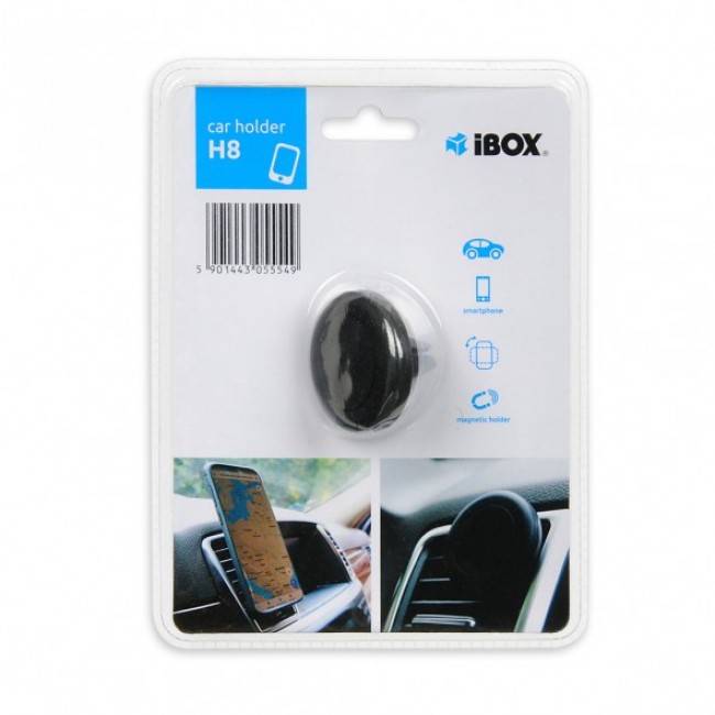 iBox H-8 Passive holder Mobile phone/Smartphone Black