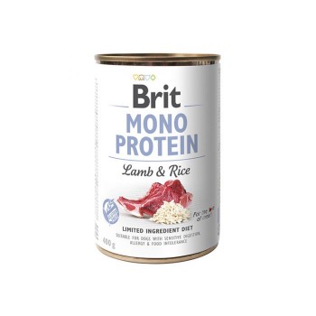 BRIT MONO PROTEIN Wet dog food Lamb with rice 400 g