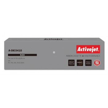 Activejet A-OKI3410 Ink ribbon (replacement for OKI 9002308 Supreme 10.000.000 characters black)