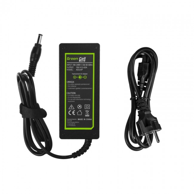 Green Cell AD25P power adapter/inverter Indoor 65 W Black