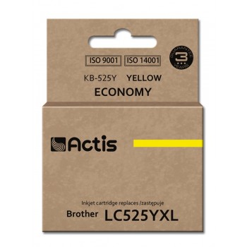 Actis KB-525Y ink (replacement for Brother LC-525Y Standard 15 ml yellow)