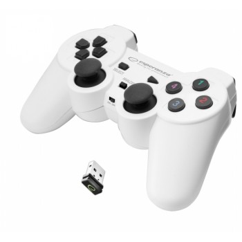 Esperanza EGG108W Gaming Controller Black, White RF Gamepad Analogue / Digital PC, Playstation 3