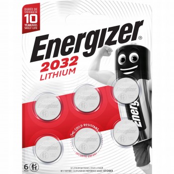 ENERGIZER BATTERIES SPECIAL CR2032 6 PIECES NEW
