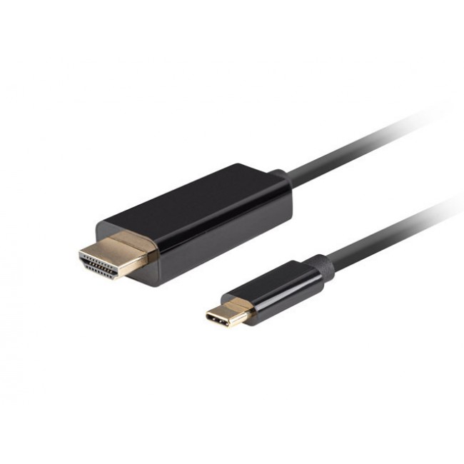 LANBERG CABLE USB-C(M)- HDMI(M) 0.5M 4K 60HZ BLACK