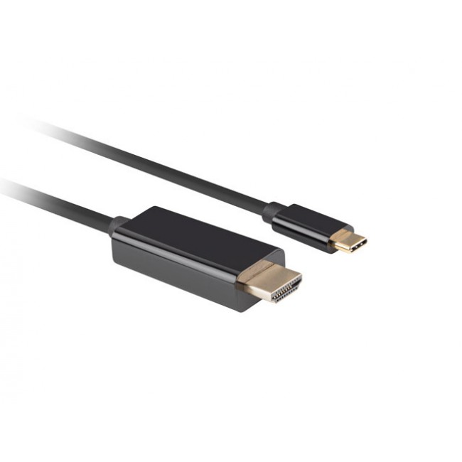 LANBERG CABLE USB-C(M)- HDMI(M) 0.5M 4K 60HZ BLACK