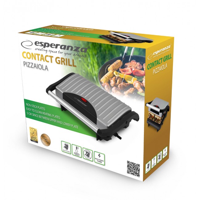 Esperanza EKG005 Electric grill 750W Inox