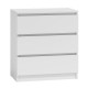 Topeshop M3 BIEL chest of drawers