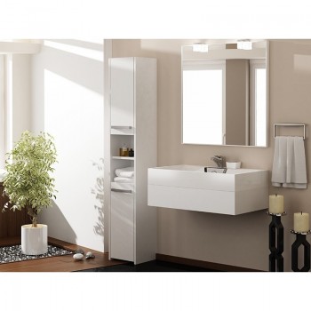 Topeshop S30 BIEL bathroom storage cabinet White
