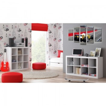 Topeshop KALAX 1X1 living room bookcase