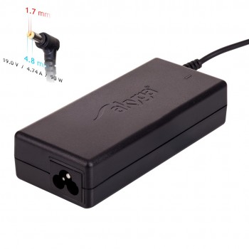 Akyga notebook power adapter AK-ND-08 19V/4.74A 90W 4.8x1.7 mm HP power adapter/inverter Indoor Black