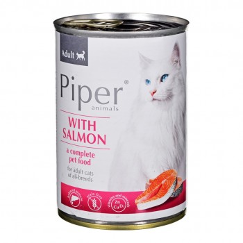 Dolina Noteci Piper Animals with salmon - wet cat food - 400g
