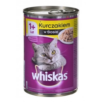 WHISKAS Chicken in sauce - wet cat food - 400g
