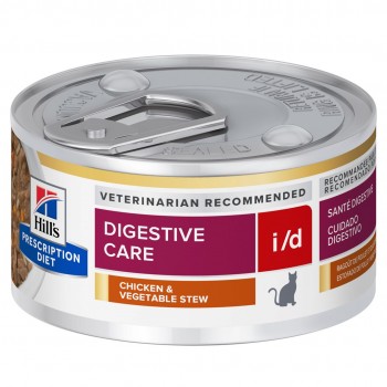 HILL'S PD Diet i / d Digestive Care Chicken&Vegetables - wet cat food - 82 g