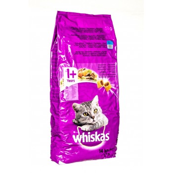 WHISKAS Adult Tuna with vegetables - dry cat food - 14 kg