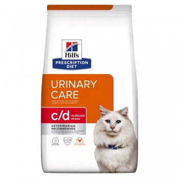 HILL'S PRESCRIPTION DIET Feline c/d Multicare Stress Dry cat food Chicken 1,5 kg