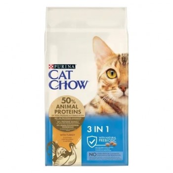 Purina Cat Chow 3in1 cats dry food 15 kg Adult Turkey