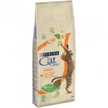 Purina CAT CHOW Adult - Chicken, Turkey - Dry food for cats - 15 kg