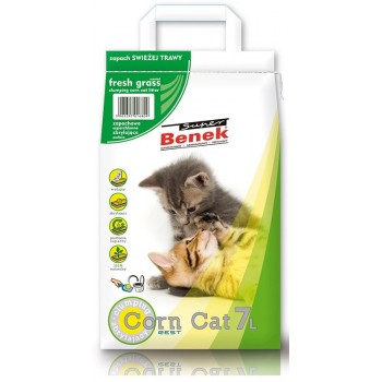 Certech Super Benek Corn Cat Fresh Grass - Corn Cat Litter Clumping 7 l