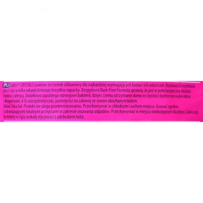 Calitti Crystal Lavender - silicone litter 3.8 l
