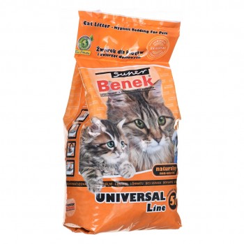SUPER BENEK UNIVERSAL Cat litter Bentonite grit Natural 5 l
