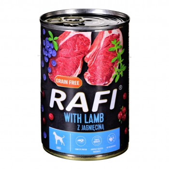 Dolina Noteci Rafi with lamb, cranberry and blueberry - wet dog food - 400g