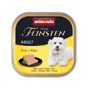 ANIMONDA VOM FEINSTEN ADULT LUNCH Wet dog food Turkey Cheese 150 g