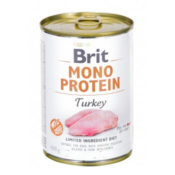 BRIT Mono Protein Turkey - Wet dog food - 400 g