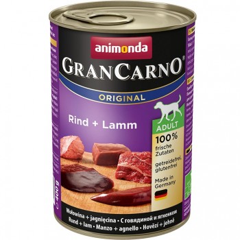 ANIMONDA GranCarno Adult Beef and lamb - wet dog food - 400 g