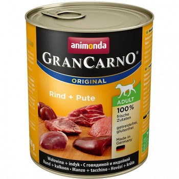 ANIMONDA GranCarno Adult Beef with turkey - Wet dog food - 800 g