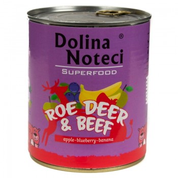Dolina Noteci Superfood with roe deer and beef - wet dog food - 400g