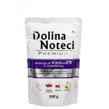 DOLINA NOTECI Premium Rich in rabbit with cranberries - Wet dog food - 500 g