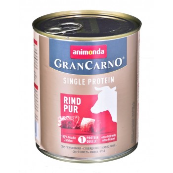 ANIMONDA GranCarno Single Protein flavor: beef - 800g can