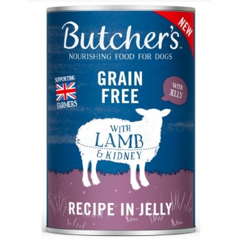 BUTCHER'S Original Recipe in Jelly lamb - wet dog food - 400g