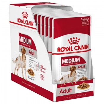 ROYAL CANIN SHN Medium Adult in sauce - wet food for adult dogs - 10x140g