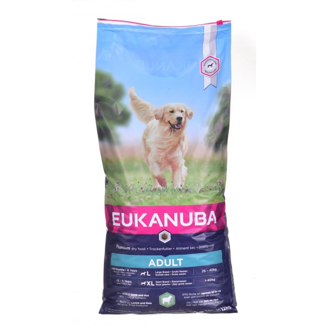 Dog food Eukanuba Large Breed Lamb Rice 12 kg