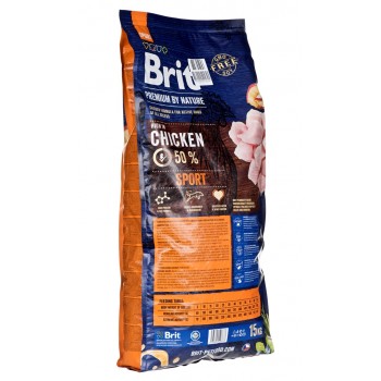 BRIT Premium by Nature Sport Chicken - dry dog food - 15 kg