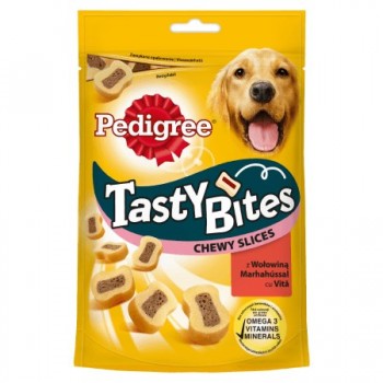 Pedigree Tasty Bites Chewy Slices 155 g Adult Beef