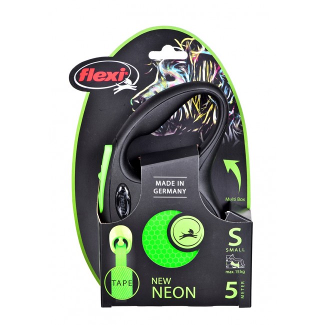 Flexi New Neon S 5 m Dog Retractable lead