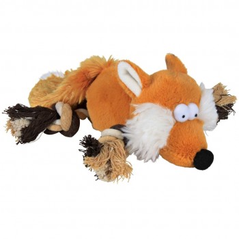 Trixie Fox Toy with Rope 34 cm 35919