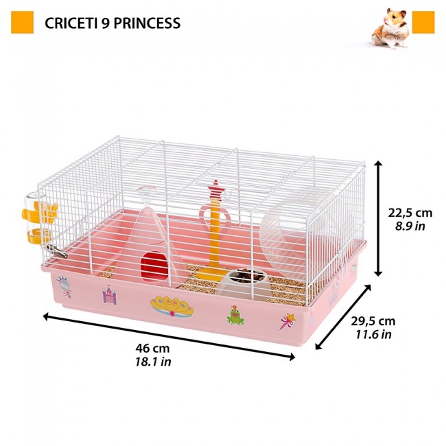 FERPLAST Criceti 9 Princess - Cage