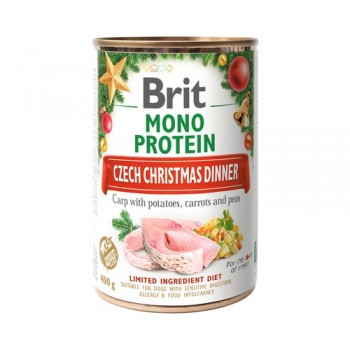 BRIT Mono Protein Carp with potatoes - wet dog food - 400g