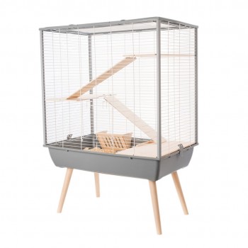 Zolux Cage Neo Cozy Large Rodents H80, grey color