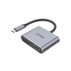 UNITEK D1049A notebook dock/port replicator USB 2.0 Type-C Silver